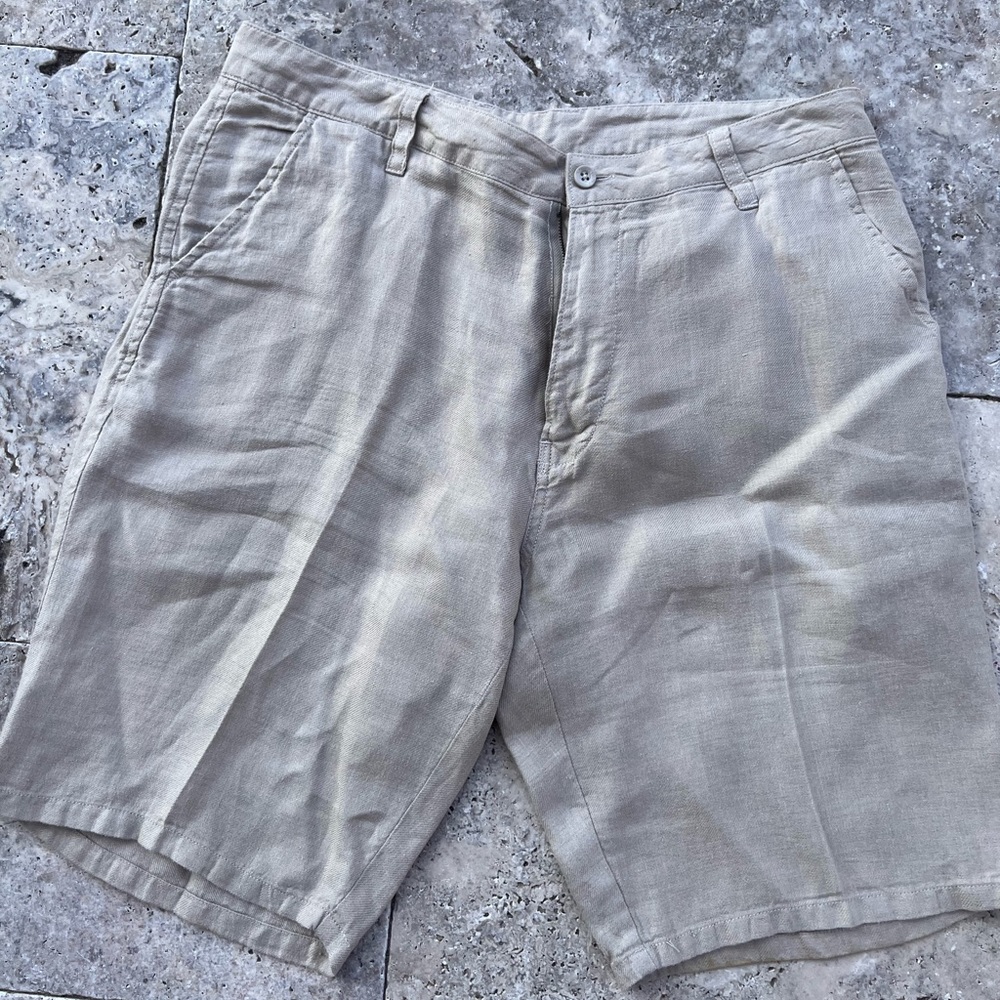 Linen Neiman Marcus men’s shorts